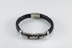 Sterling silver anchor chain bracelet