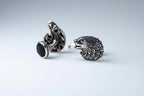 Eagle Head Silver Cufflinks 