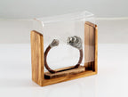 Viking leather bracelet with lion