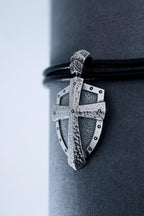 Medieval silver pendant