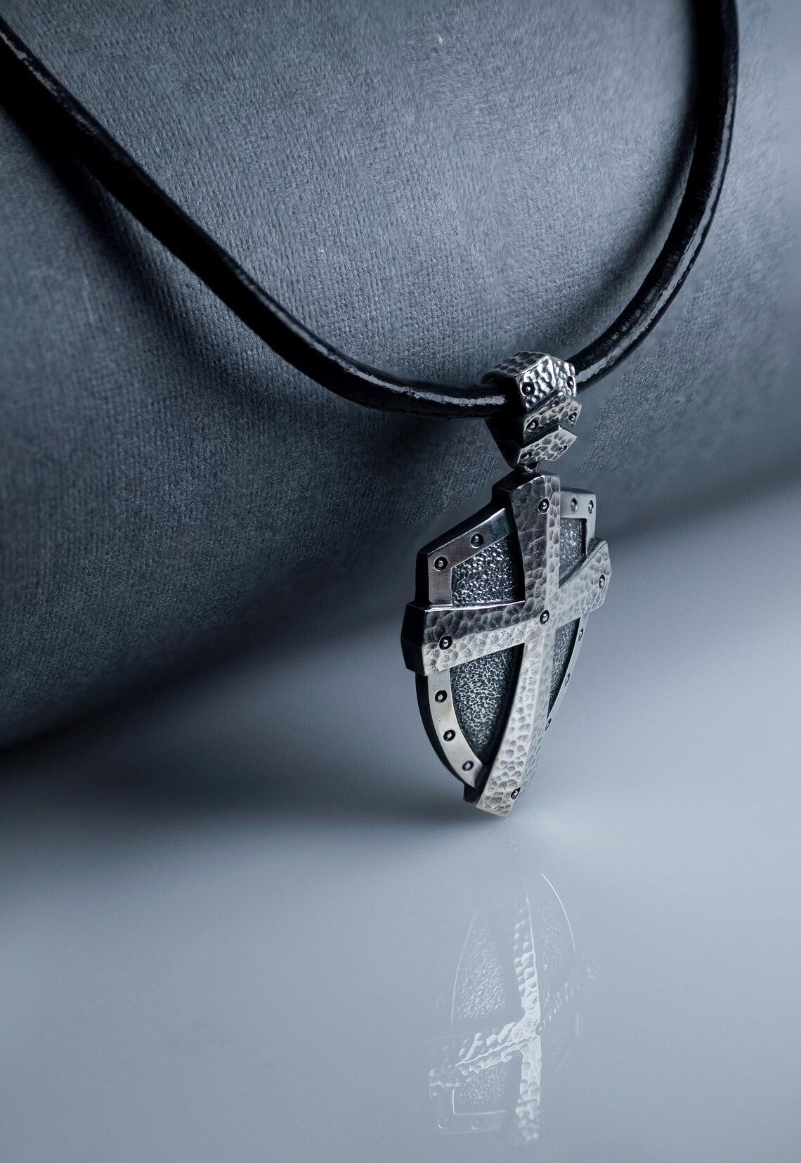 Shield symbol necklace