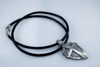Viking shield cross pendant