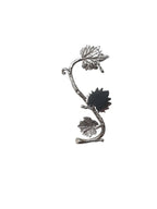 Nature-inspired sterling silver vine ear cuff jewelry for women