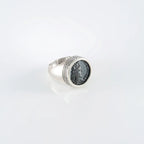 Tigran the Great coin ring in sterling silver