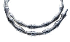 Modern minimalist silver statement necklace