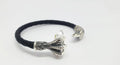 Eagle claw leather bracelet