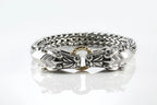 Sterling silver dragon cuff