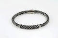 Sterling silver woven bracelet