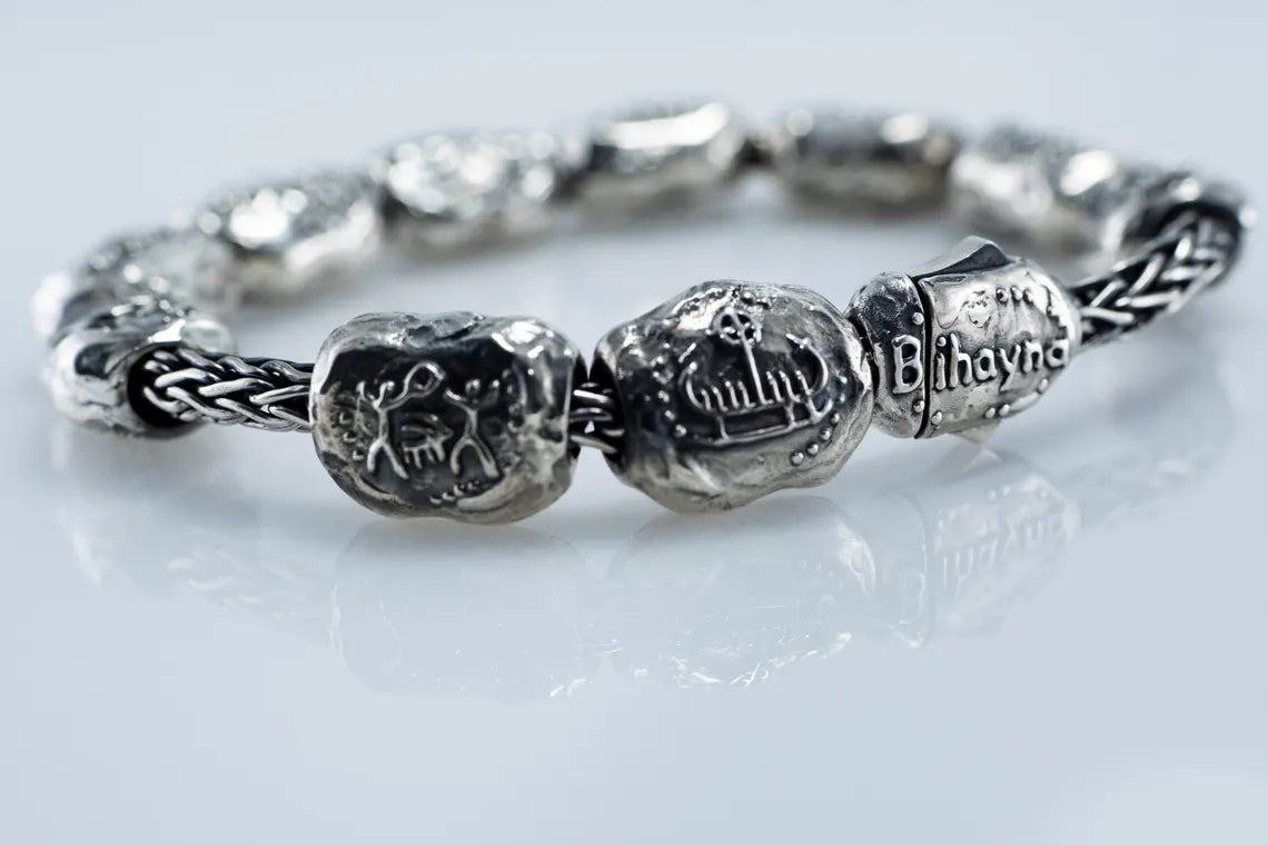Heavy sterling silver bracelet