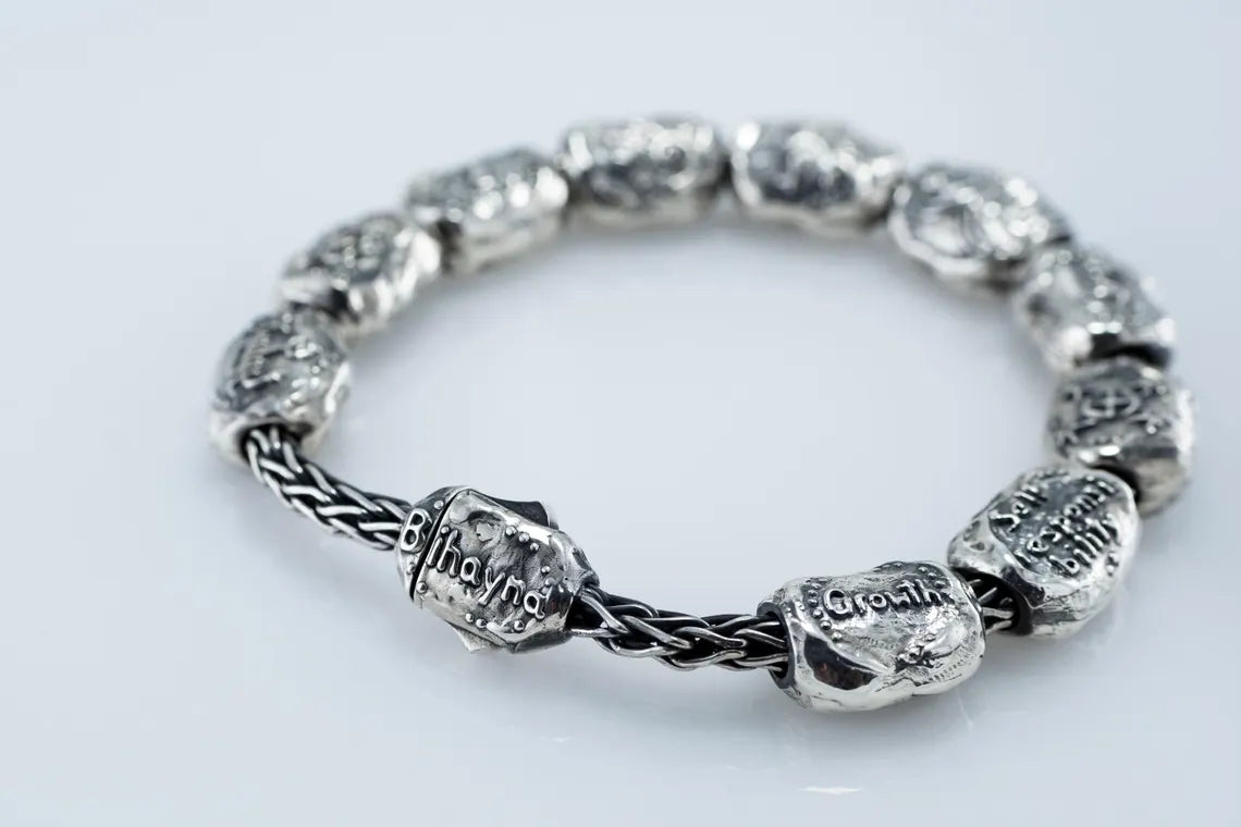 Petroglyph charm bracelet