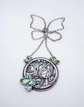 Handmade sterling silver forest maiden necklace