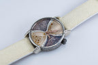 Stingray Guilloché Silver Watch