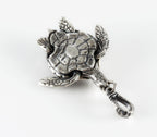 Nature inspired silver turtle jewelry
