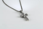 Prayer Cross Silver Pendant with Dove product image 6