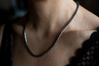 Smooth Snake Chain Silver Necklace product image 7