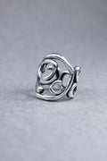 Handcrafted Air Element Jewelry Set in Sterling Silver – Abstract Modern Design