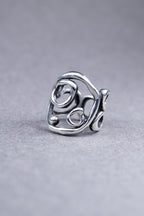 Handcrafted Air Element sterling silver jewelry set