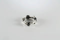 Nature inspired sterling silver ring