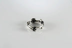 Nature inspired sterling silver ring