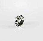 Mens sterling silver chain ring
