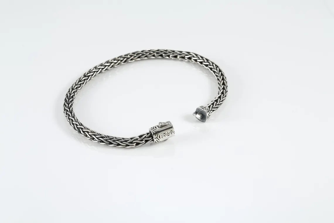 925 silver Viking chain bracelet