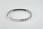Minimalist silver cuff bracelet