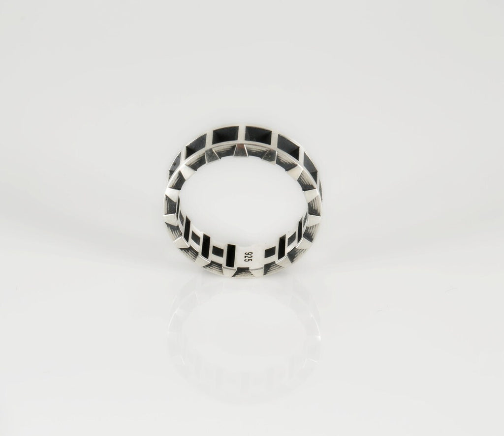 Sterling silver mens jewelry set