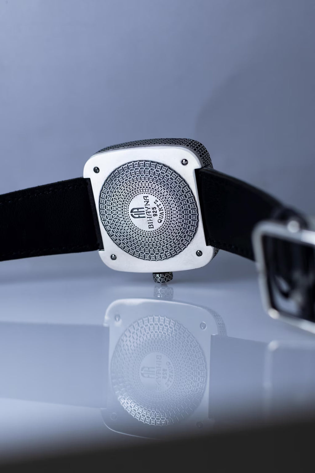 Minimalist handcrafted unisex sterling silver watch