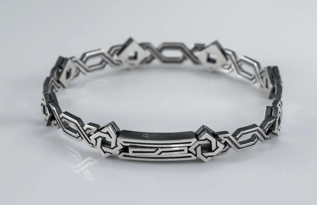 Mens sterling silver bracelet