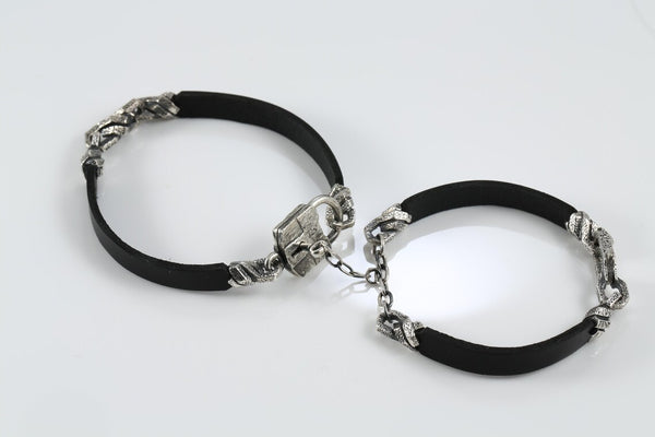 Sterling silver couple bracelets