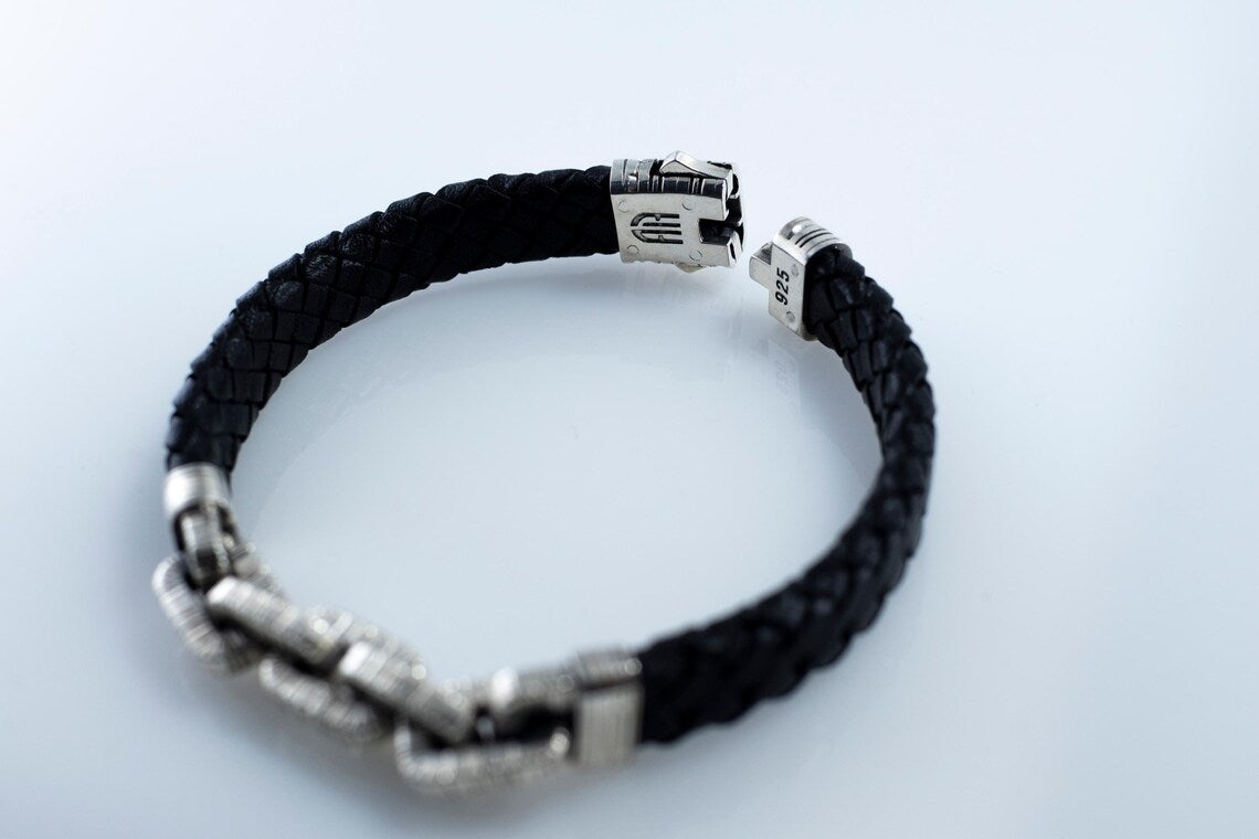 Handmade mens jewelry bracelet