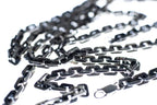 Oxidized Silver Box Chain Necklace product image 7