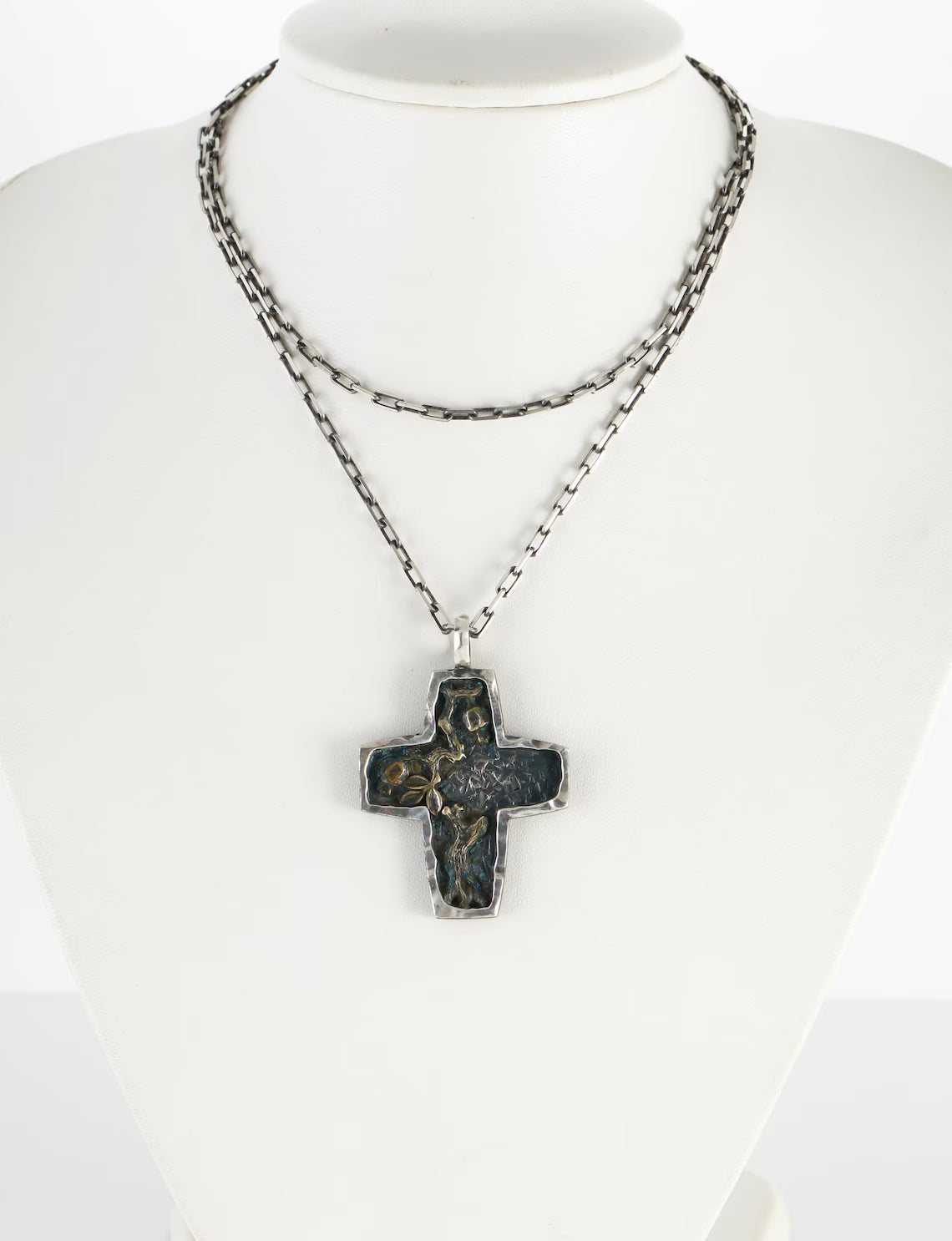 Sterling silver spiritual pendant