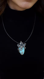 Garden quartz pendant