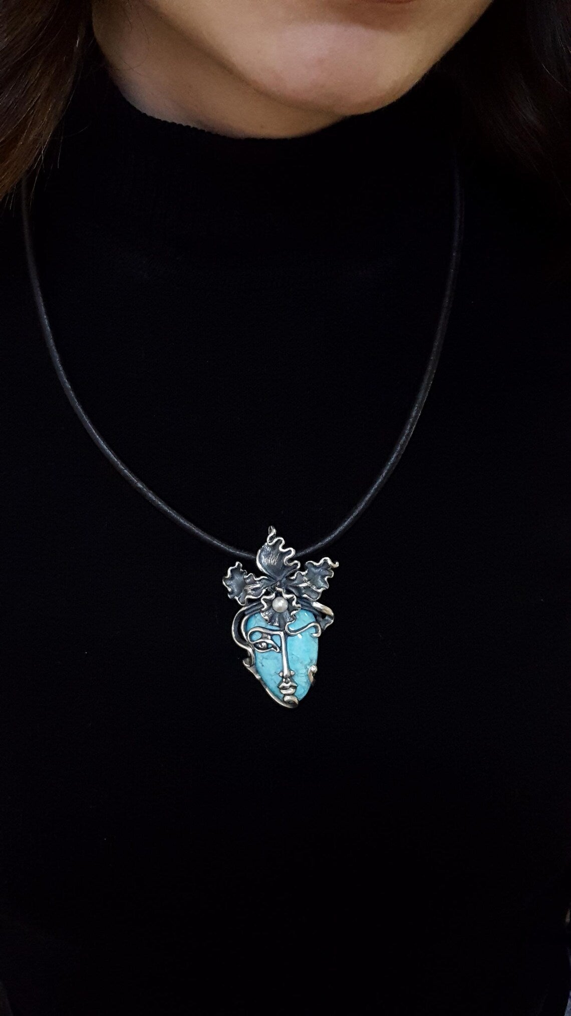 Garden quartz pendant