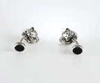 Leopard Head Silver Cufflinks product image 6