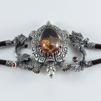Sterling silver turtle bracelet