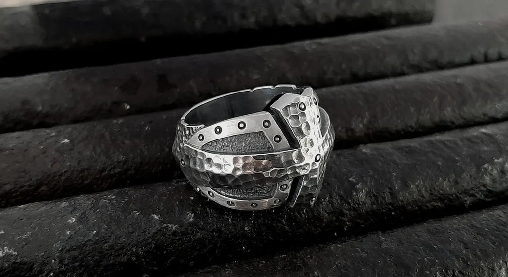 Cross and shield sterling silver jewelry