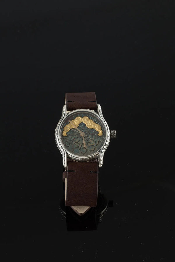 Luxury handcrafted astrology watch for men with sapphire crystal