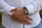 Luxury Aries zodiac wrist watch in sterling silver