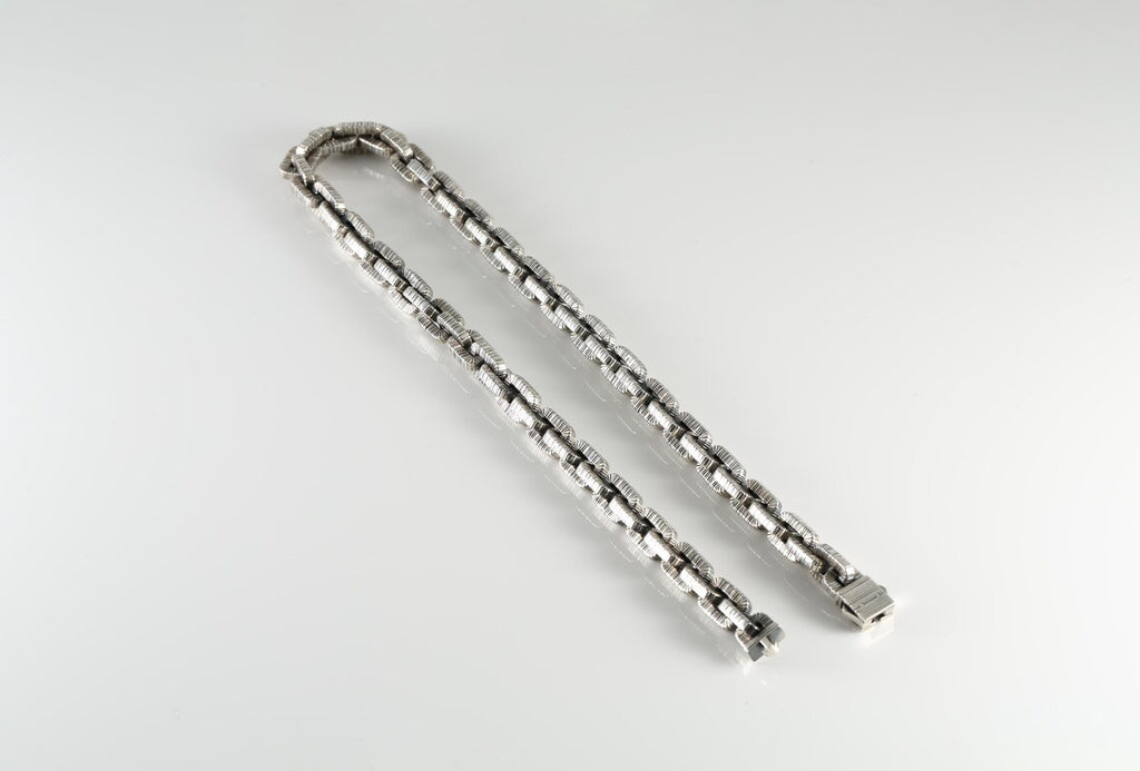Handcrafted Chunky 925 Sterling Silver Anchor Chain Necklace for Men & Women