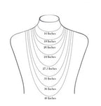 Unisex anchor pendant necklace in 925 silver