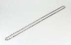 Unisex anchor cable chain in solid sterling silver