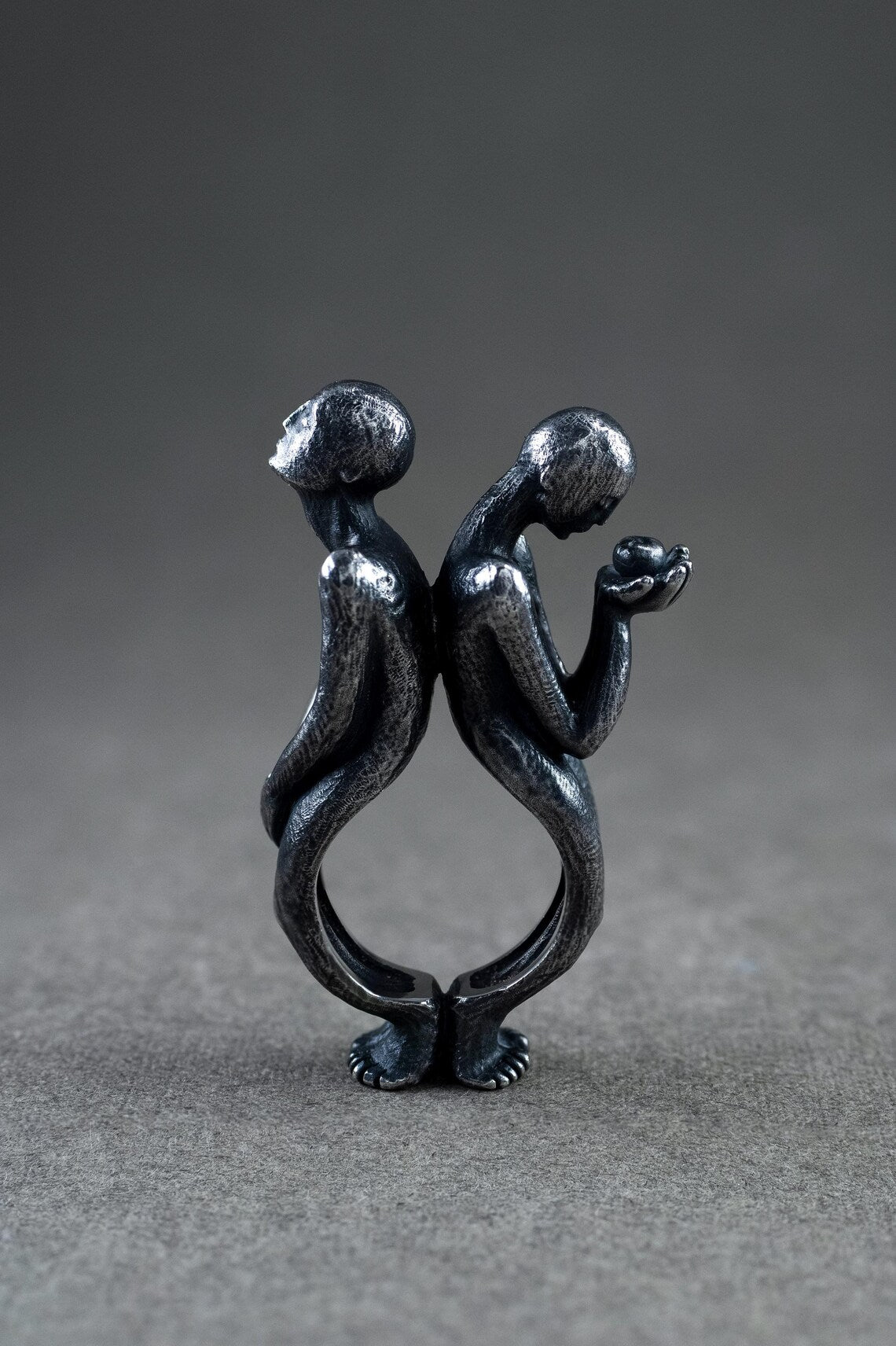 Statement wearable art ring handmade in Armenia