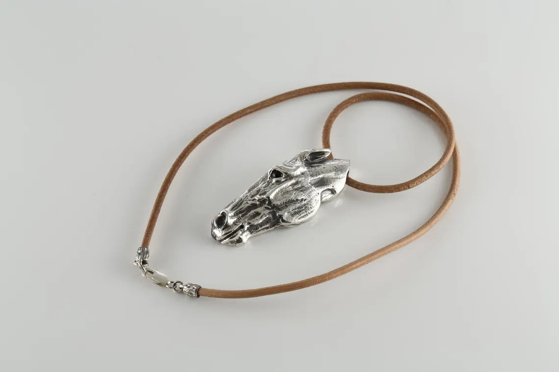Handmade horse pendant