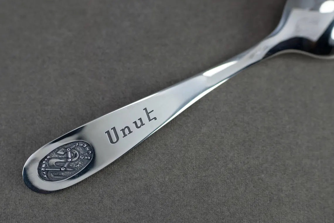Zodiac Scorpio sterling silver spoon with engraving option