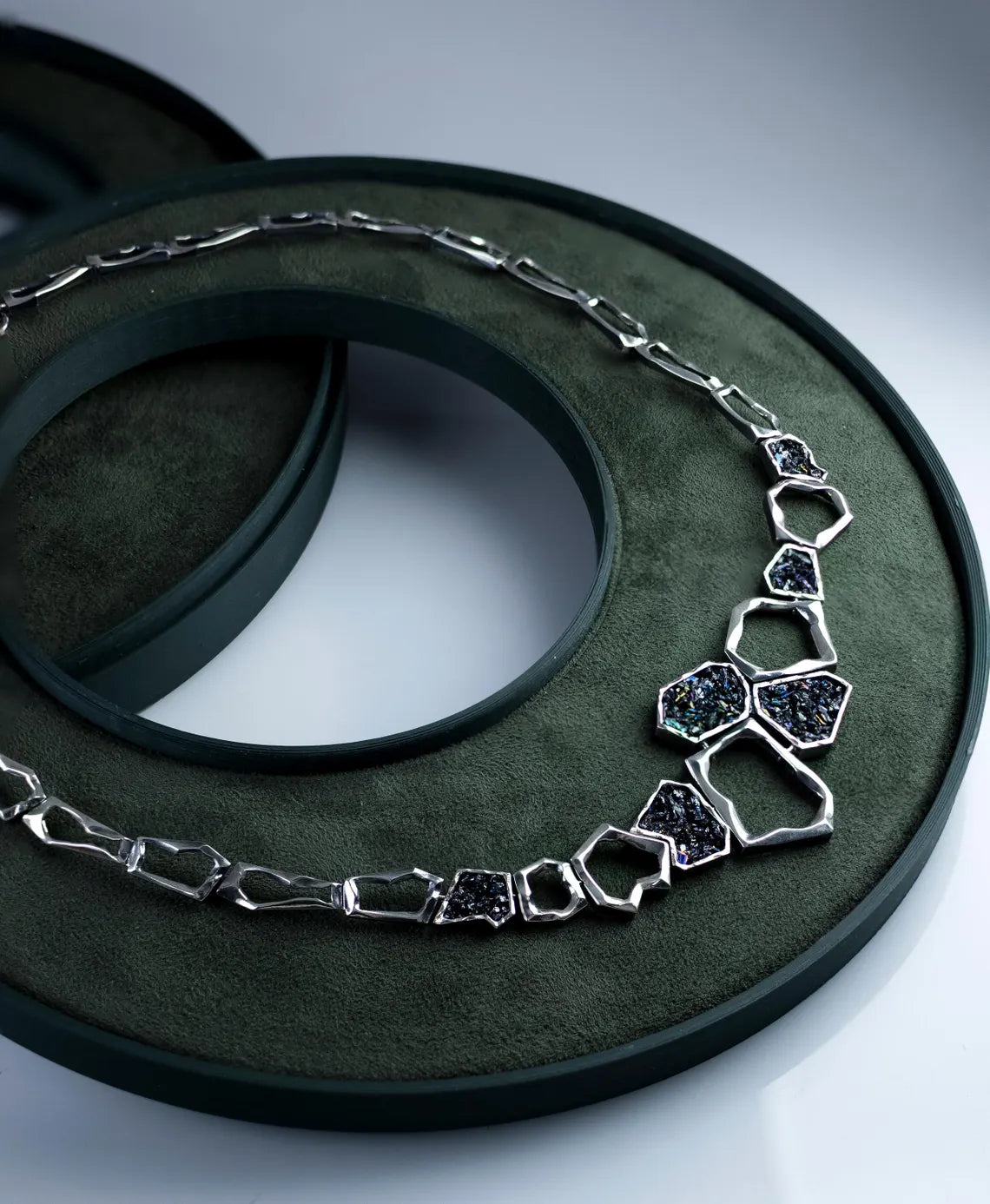 Earth Element statement jewelry in sterling silver