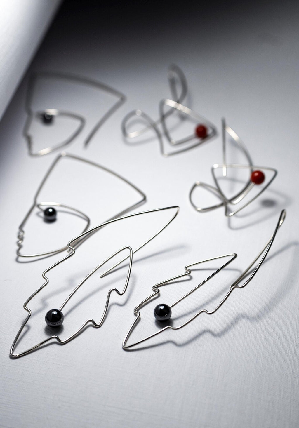 Handcrafted Sterling Silver Leaf Earrings with Pearl Drops – Minimalist Nature Jewelry