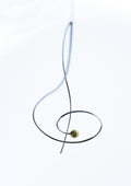 Sterling silver musician gift earrings featuring treble and bass clefs