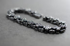 Heavy 925 silver chain bracelet